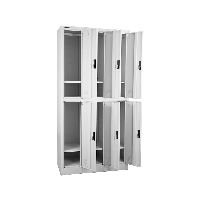 3L-B2 Two Tiers Metal 6 Doors Locker