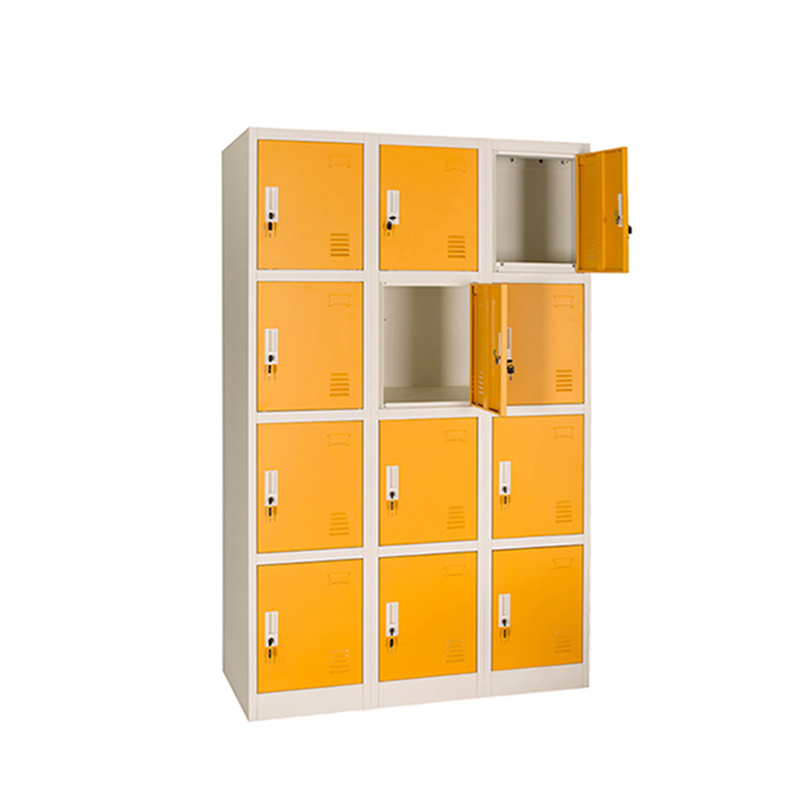 3L-B4 Four Tiers 12 Doors Metal Locker Cabinet