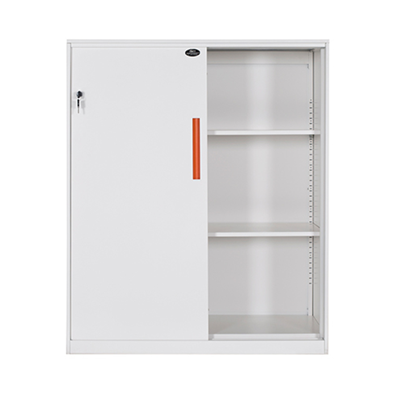 Narrow Edge Steel Sliding Door Storage Cabinet