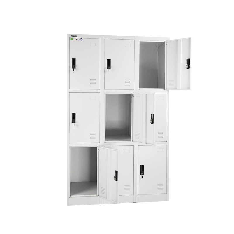 3L-B3 Triple Tiers 9 Doors Metal Locker