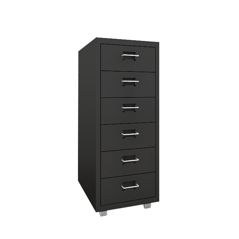 D-D6 6 Drawer Under Desk Mobile File Cabinet