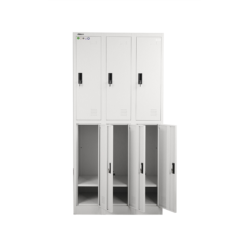 3L-B2 Two Tiers Metal 6 Doors Locker