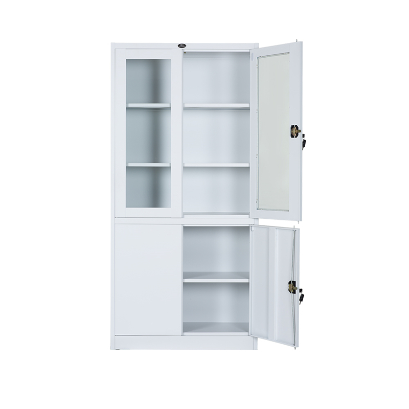 Up Swing Glass Door Steel Cabinet