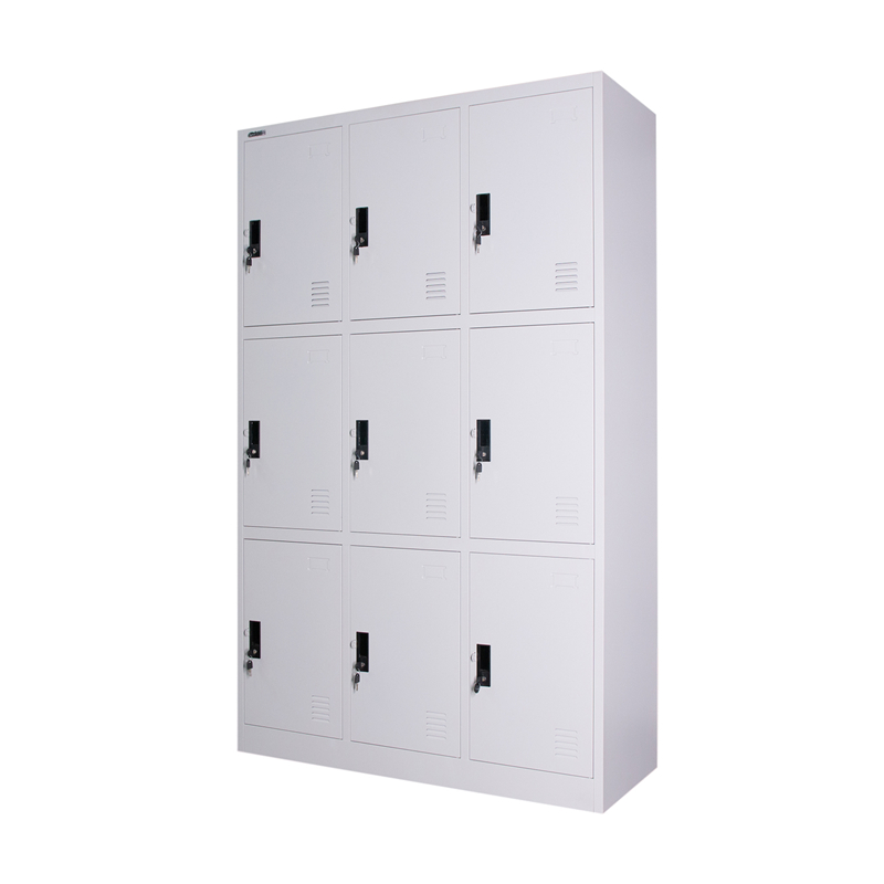 3L-B3 Triple Tiers 9 Doors Metal Locker