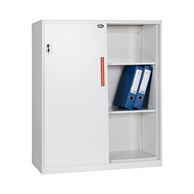 Narrow Edge Steel Sliding Door Storage Cabinet