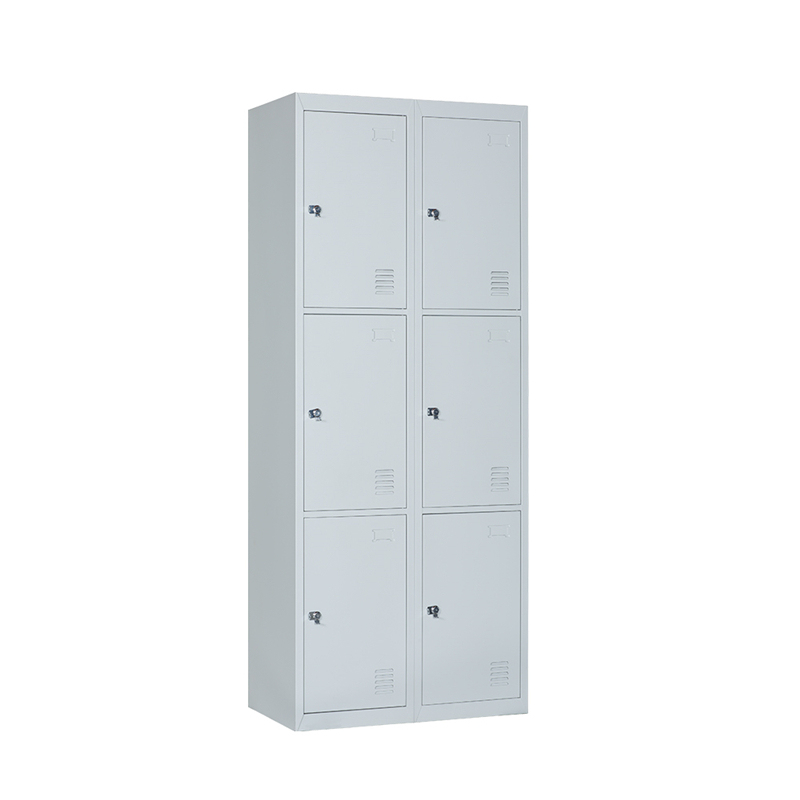 2L-B3 Triple Tiers 6 Doors Metal Locker