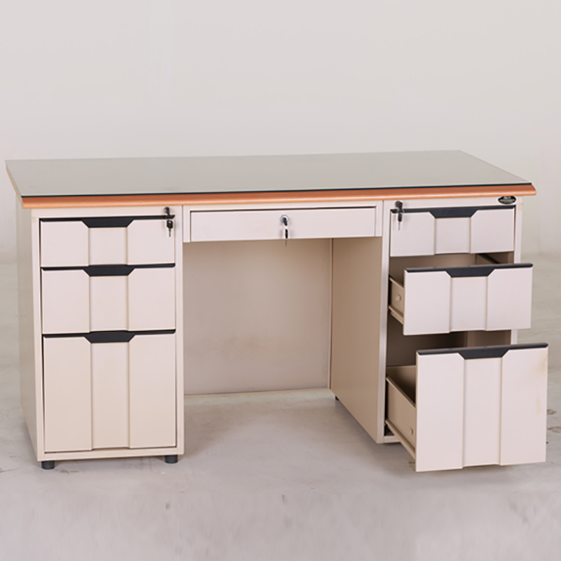 Metal Desk with Multi-drawers