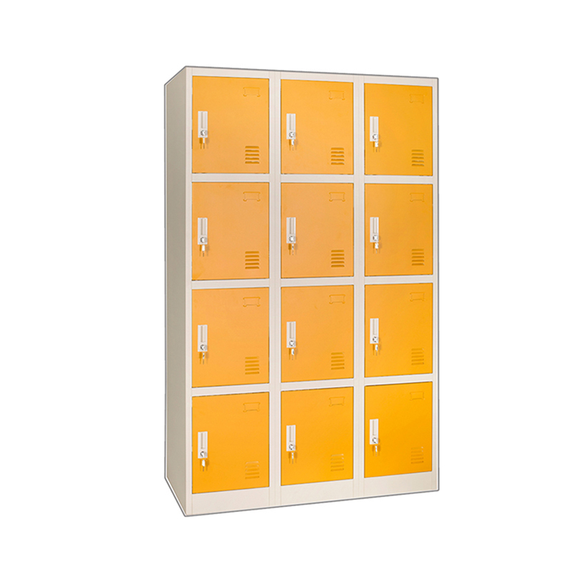 3L-B4 Four Tiers 12 Doors Metal Locker Cabinet