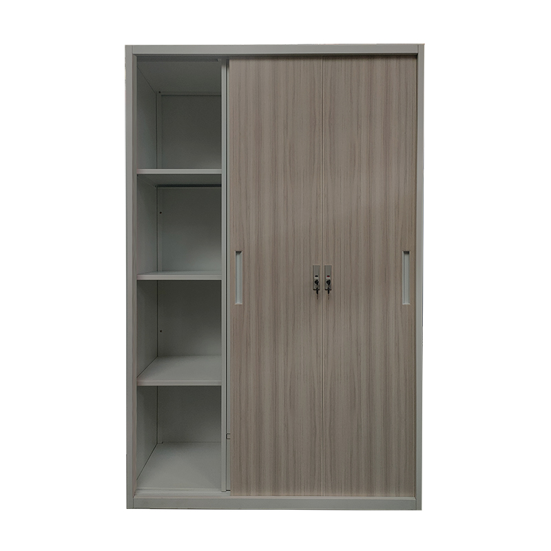 Printed 3 Doors Metal Wardrobe