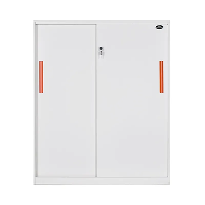 Narrow Edge Steel Sliding Door Storage Cabinet